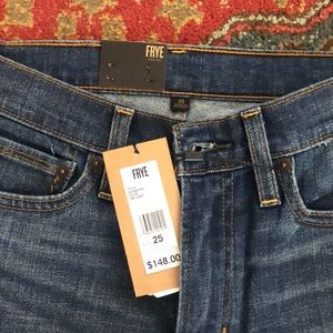 Size 25 FRYE jeans NEW